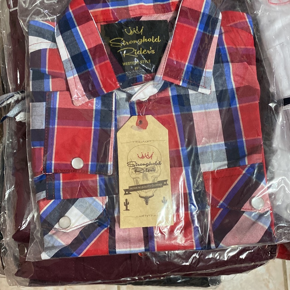 Cowboy shirts, Ariat m to all large sizes - Picture 2 of 4